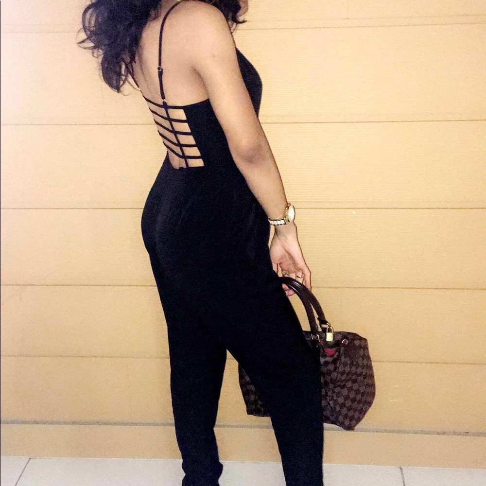 Black jumpsuit